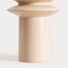 Homla, Sonlune, wazon, ceramiczny beżowy, 22-12,7 cm