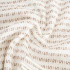 Homla, Sorbo, koc, z frędzlami i strukturalnym beżowym wzorem, 150-200 cm