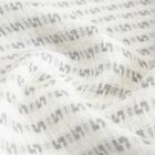 Homla, Sorbo, koc z frędzlami i strukturalnym szarym wzorem, 150-200 cm