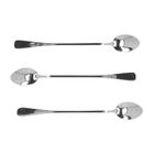 Homla, Stilo, zestaw łyżeczek latte srebrnych, 3 szt.