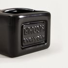 Homla, Sylan, pojemnik na gąbkę, czarny, 11-8 cm, 763649