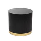 Homla, Tabi, stolik kawowy, matowy czarny, 40-36 cm