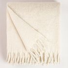 Homla, Tain, koc, ecru z dodatkiem wełny, 150-200 cm