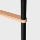 Homla, Taru, drabinka na ręczniki, czarna, 45-2-159,5 cm