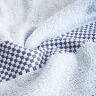 Homla, Tiva, ręcznik, z granatową kratką, 50-90 cm