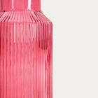 Homla, Tolle, wazon, szklany różowy, 10-22 cm