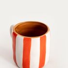Homla, Torrit, kubek, w pomarańczowe paski, 0,1l