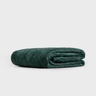 Homla, Tuala, narzuta welwetowa z pikowaniem, zielona, 200-220 cm, 745584