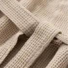 Homla, Vaffel, szlafrok, beżowy, rozmiar S/M