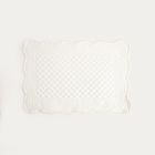 Homla, Vela, maty stołowe, ecru prostokątne z pikowaniem, 30-45 cm, 2 szt.