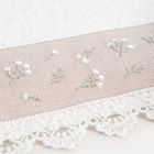 Homla, Velia, ręcznik, z ozdobnym haftem, 70-130 cm