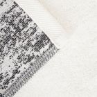 Homla, Viola, ręcznik, biało-czarny, 70-130 cm