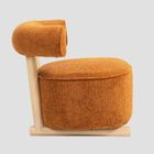 Homla, Vita, fotel, musztardowy, 72-81-67 cm