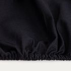 Homla,lauko, prześcieradło renforce, czarne, 180-200 cm