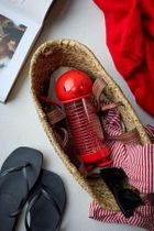 Hoptimist, butelka na wodę, czerwona, 400 ml