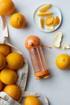 Hoptimist, butelka na wodę, pomarańczowa, 400 ml