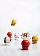 Hoptimist, Ladybird, figurka, red