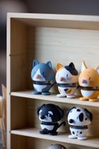 Hoptimist, Tabby XS, figurka, pomarańczowa