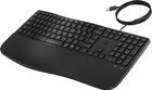 HP, 480 Comfort Wired, klawiatura przewodowa, czarna, 8T6M1AA