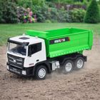 Huina, wywrotka, pojazd budowlany zdalnie sterowany, zielona, 1:18