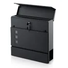 Humberg, skrzynka na listy, antracyt, 37-37-10,5 cm, HM-863