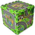 Humbi, Ulice miasta, mata piankowa, puzzle, 31,5-31,5-1 cm, 9 szt.