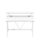 Huzaro, Hero 1.9, biurko gamingowe, White, 120 cm