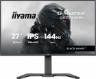 Iiyama, monitor, 27", GB2741HSU-B1 IPS, FHD, 144Hz, 1ms, 2xUSB, 350cd, HDMI, DP, HAS (150) PIVOT