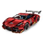 iM.Master, czerwona wyścigówka, pojazd zdalnie sterowany, 1:10, klocki konstrukcyjne, 1835 elementów