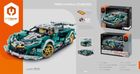 iM.Master, super auto turkus zdalnie sterowany, klocki, 450 elementów