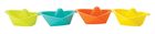 Infantino, kolorowe łódeczki, zabawka do kąpieli, 4 szt.