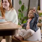 InGenuity, Simplicity Seat, krzesełko do karmienia mocowane do krzesła, grey, 6m+