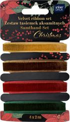 Interdruk, wstążka dekoracyjna, aksamitna, 4-2m, 1 szt.