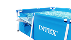 Intex, basen ogrodowy, stelażowy, 260-160-65 cm, zestaw 15w1