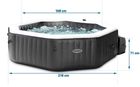 Intex, dmuchane SPA jacuzzi z hydromasażem, 6 os., 218-71 cm