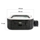 Intex, dmuchane SPA z hydromasażem, 4 osobowe + generator chloru