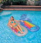 Intex, materac, leżanka z oparciem