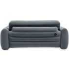 Intex, sofa, materac welurowy, 2 os., 2w1 + pompka
