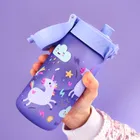 ION8, Jednorożec, bidon z ustnikiem, fioletowy, 350 ml