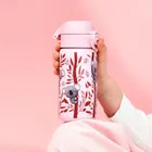 ION8, Koala, stalowy bidon z ustnikiem, różowy, 400 ml