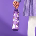 ION8, Księżniczki, bidon stalowy z ustnikiem, fioletowy, 600 ml