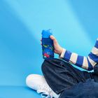 ION8, Morskie zwierzęta, bidon z ustnikiem, niebieski, 350 ml