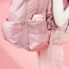 ION8, Stokrotki, bidon z ustnikiem, różowy, 350 ml