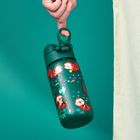 ION8, Wydry, stalowy bidon z ustnikiem, zielony, 400 ml