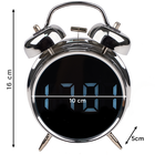 Izoxis, zegar cyfrowy z budzikiem