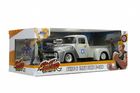 Jada Toys, Street Fighter, 1956 Ford Pick-up, model pojazdu z figurką, 1:24