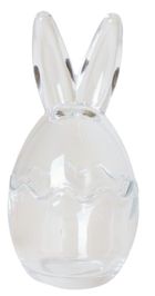 Jajko szklane otwierane, duże, 10.5-10.5-21,2 cm