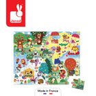 Janod, 4 pory roku, puzzle w walizce, 36 elementów