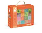 Janod, Alfabet, klocki puzzle 6w1
