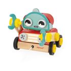 Janod, Brico ‘Kids, drewniany robot, zestaw majsterkowicza do skręcania i ciągnięcia